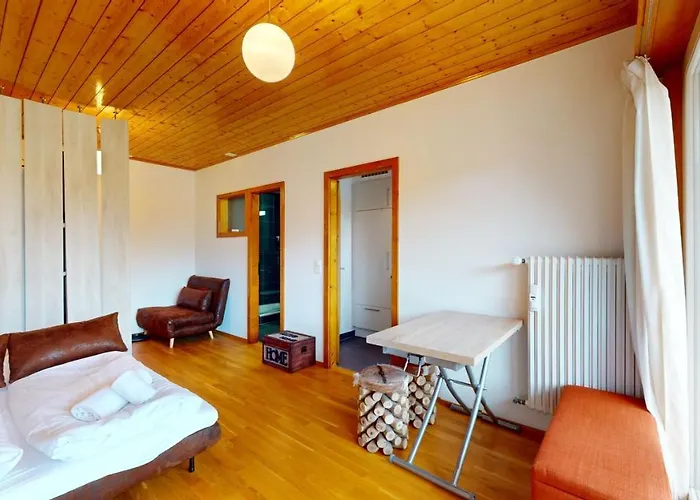 Calm With Balcony In Apartment Crans-Montana